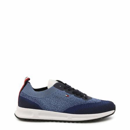 Tommy Hilfiger, Fm 0Fm 02663 Blauw, Heren, Maat:44 EU,rubber