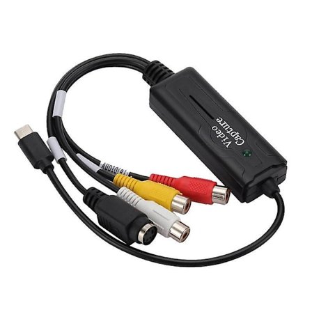 Type C Video Capture Device Kit 1 Channel Video Capture Mobile Phone Tablet Display To Tv Computer Converter Av Capture Card