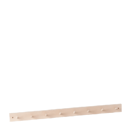 Åhléns Home Kroklist MILIO 8 krokar & hängare Brun ONESIZE