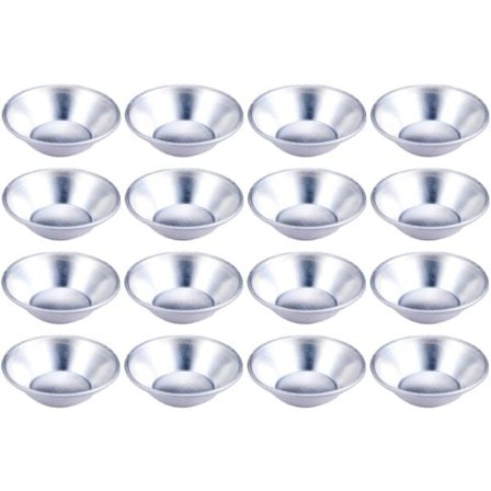 16 kpl alumiinisia kakkuvuokia