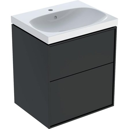 Ifö Sense Art Möbelpaket 2 lådor, lava, Badrum