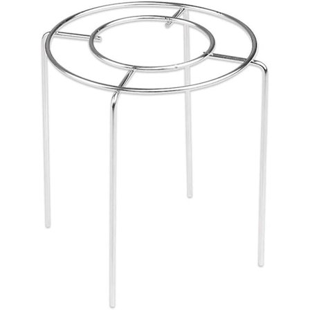 Kylställ för tårtor i rostfritt stål, rund, upp-och-ner, för chiffon-tårtor med 4 höga ben