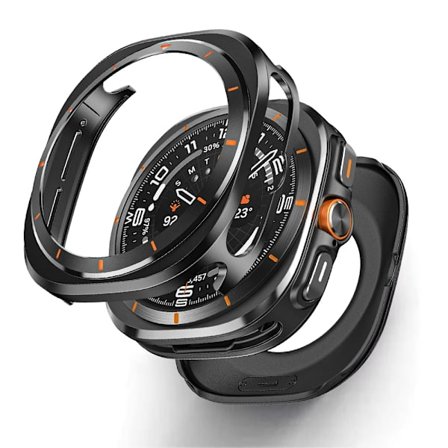 Metallfodral i aluminiumlegering för Samsung Galaxy Watch 7 Ultra 47 Skärmskydd Ram Skydd för Samsung Galaxy Ultra Watch 47mm