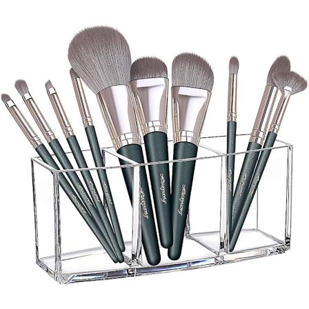 Stora Black Friday-erbjudanden! Akryl Organizer Sminkborsthållare Förvaringslösning redo