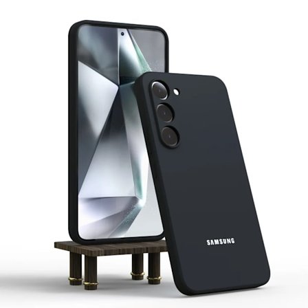 Stødsikkert Soft-Touch Silikone Cover til Samsung Galaxy S24 S23 S22 - Sort[GPA]