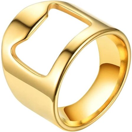 IC Metall Korktrekker Ring Flaskeåpner Øl Ring Flaskeåpner