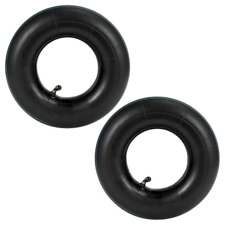 2 stk. 4.10/3.50-4 tommer slange for trillebår, håndvogn, hagevogn, gressklipper, 4.10-4