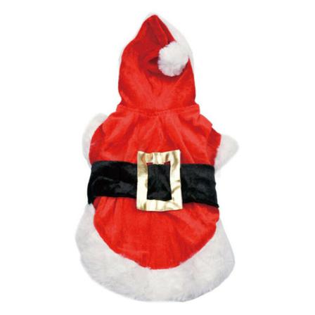 Jul Husdjur Hund Valp Katt Tomte Outfit Kostym Huvtröja Kappa Klänning Kläder