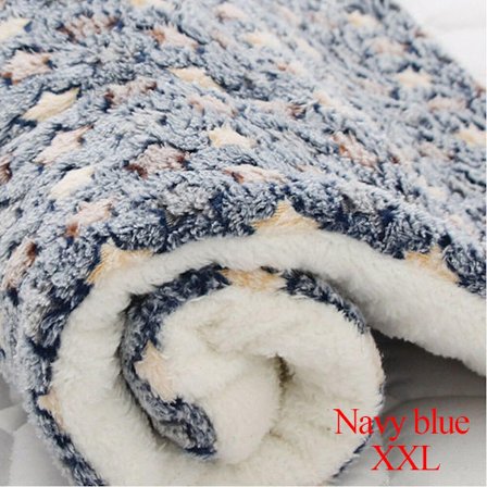 Pet Mat Hundfilt Liggunderlag MARINBLÅ XXL