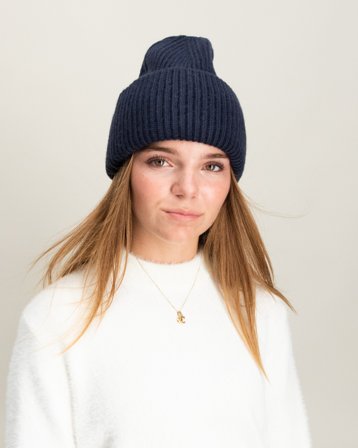 RYVLS Knitted Beanie Bleu Bonnets Fille - Kids Brand Store