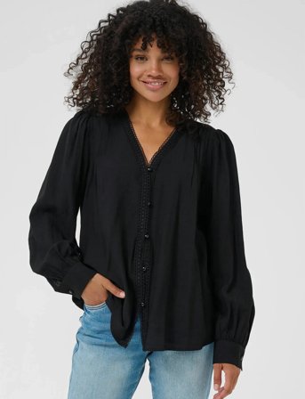Kaffe Kamirabel Blouse - Black - 36