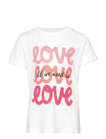 Kogbenji Reg S/S Heart Top Box Cp Jrs White Kids Only