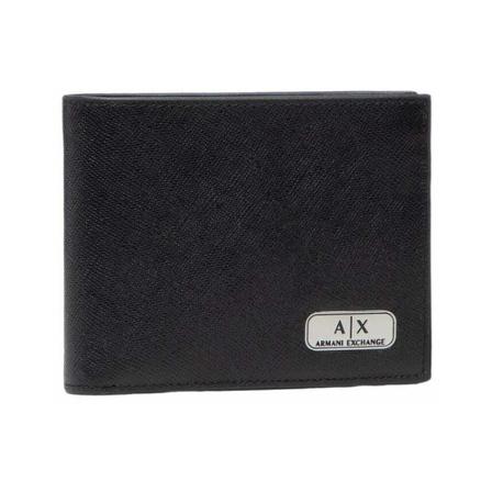 Armani Exchange Pung Sort, Herre Punge og Kortholder, Størrelse: ONE Size