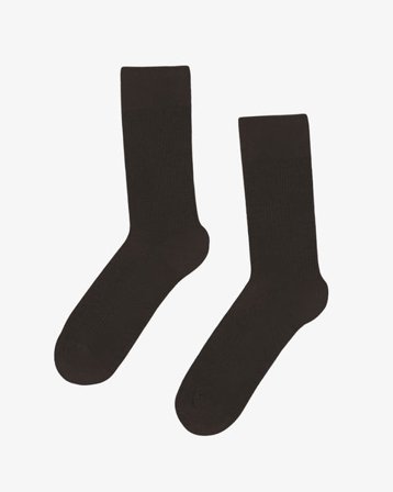Women Classic Organic Sock - Coffee Brown - Female - 36-40