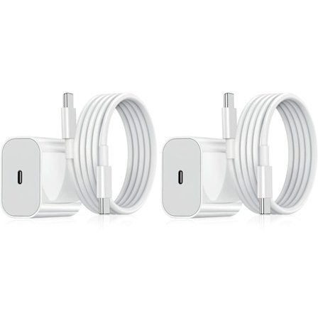 2-pack - Laddare för Samsung 25W Adapter + Kabel USB-C Snabbladdare