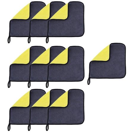 10 kpl 30X30CM Autonpesun Mikrokuituliina Autonpuhdistus Kuivausliina Auton Tarvikkeet Autonpesuliina Ei Naarmuta Puhdistustyökalu
