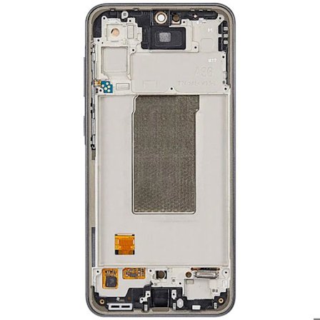 Fuldt LCD TFT-skærm til Galaxy A36 med sort forsamlet chassis