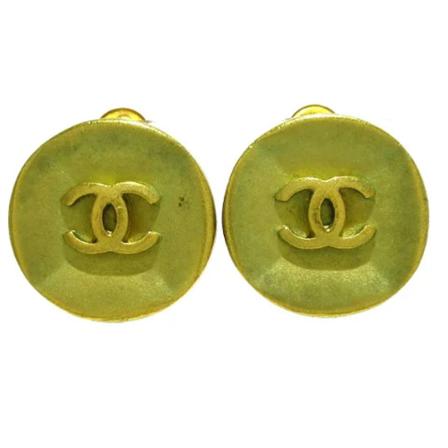 Chanel Vintage - Vintage Smycken - Gul - Dam - Storlek: One Size, Dam, Storlek: ONE SIZE