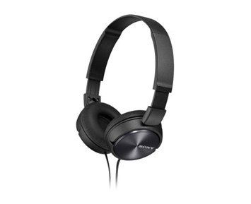 Sony-MDR-ZX310 - Black-On-ear hodetelefoner med god lydkvalitet-Head & earphones-On-ear-hodetelefoner