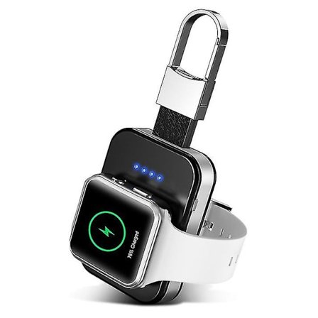 Nøkkelring Apple Watch Power Bank Bærbar Trådløs Lader Egnet Kompatibel med iwatch Serie 12345