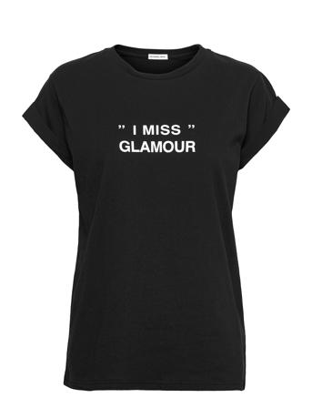 Stanley Glamour Tee T-shirts & Tops Short-sleeved Musta DESIGNERS, REMIX
