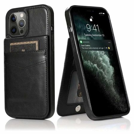 iPhone 13 Pro Max Mobile Cover -korttipidike 6-FACK Retro V3