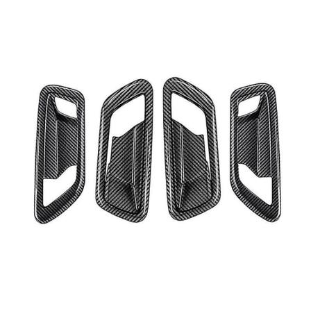 Hiilikuidusta sisäovenkahvan tarrat 2022+ -mallin autoihin, sisäovenkulhon koriste-osat