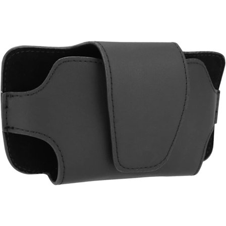 (Svart) Solbriller Oppbevaringsboks og Klips Brilleholder for Bil Solskjerm, Solbriller Holder, Lær