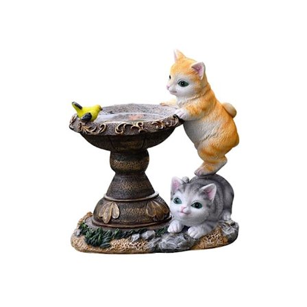 Trädgårdsstaty utomhusdekoration, trädgårdskonst lämplig för terrass gräsmatta gårdshusinflyttningsträdgårds gåva