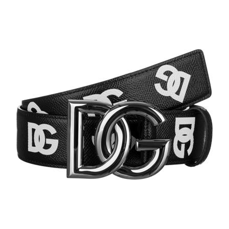 Dolce & Gabbana, Belts Czarny, Mężczyzna, Rozmiar: 90 CM
