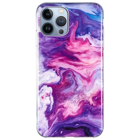 Marmormotiv iPhone 13 Pro Max skal - Flerfärgad
