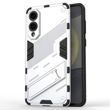 Samsung Galaxy S25 Edge Mobilskal med Stativ - Vit