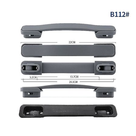 Kuffertgreb Plast Trækgreb Greb Udskiftningsdele Til Rejsekufferter