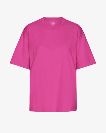 Oversized Organic T-Shirt - Magenta Blaze XS
