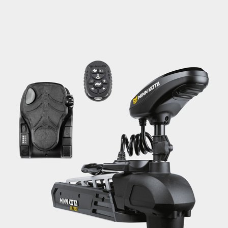 Moteur électrique montage à l'avant (moteur de pour la pêche à la traîne) Minn Kota Ultrex Micro DSC 80 52", 24 V, 80 lbs, 132 cm longueur de mât, 