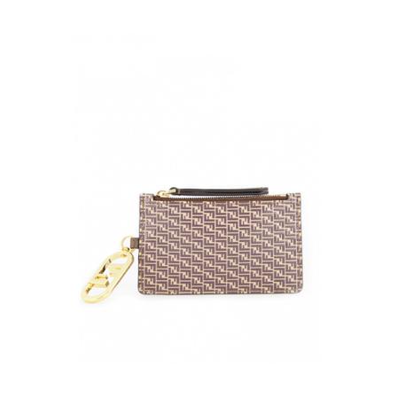 Fendi Card Holder brun, Dam Plånböcker, Dam, Storlek: ONE SIZE