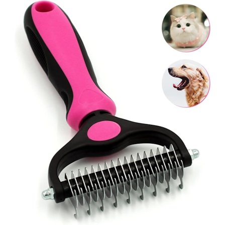 Grooming Dematting Comb Tool Kit - Dobbeltsidig rake