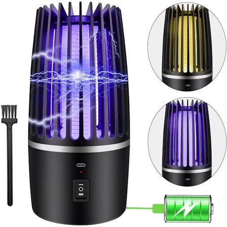 Bug Zapper, UV Fly Zapper Elektrisk Myggestikker Lampe, Rec