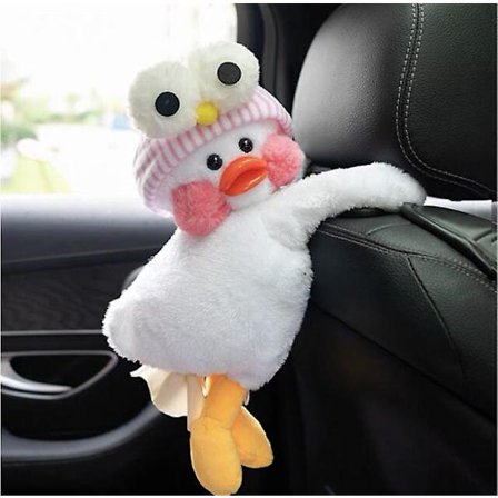 Sarjakuva Kawaii Lalafanfan Cafe Ankka Pehmokudoslaatikko Kestävä Koti