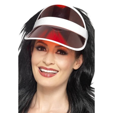 80-tals Solskärm Röd