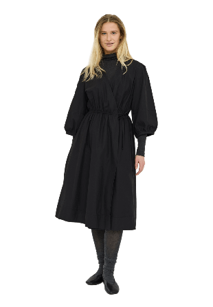 Soft Rebels Srmarlee Midi Dress - Black Klänningar Dam Svart L
