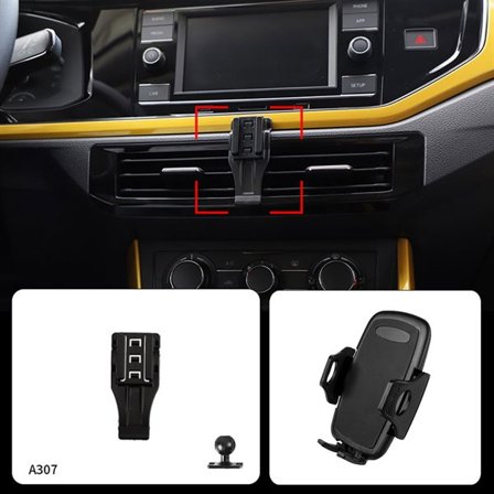 Mobilhållare Volkswagen Polo 2019-2023