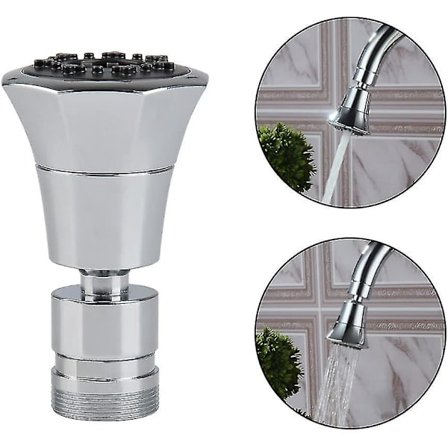 2-funktions Handdusch 2-flödes Kranluftavskiljare Med Luftavskiljare-kranfäste Svängbar Dusch