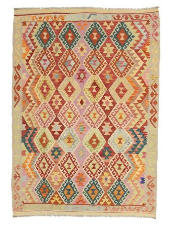 Håndvevd Kelim Afghan Old Style Teppe 181X245