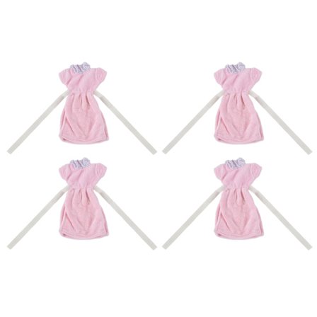 Korall Superfine Fiber Myke Håndklær for Barn og Kjøkken Rosa