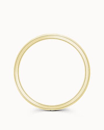 Glatt Ring Dame Naomi 18K Hvitt Gull 2Mm - Forlovelsesringer & Gifteringer hos Vanbruun