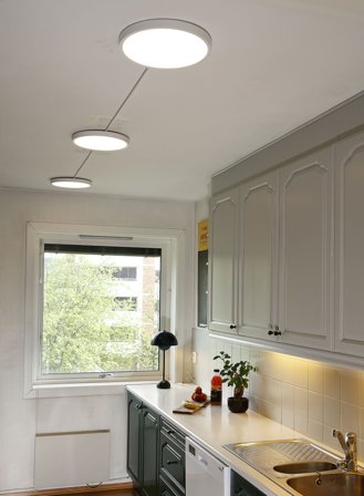 Håkon taklampe Ø30 dimbar - hvit