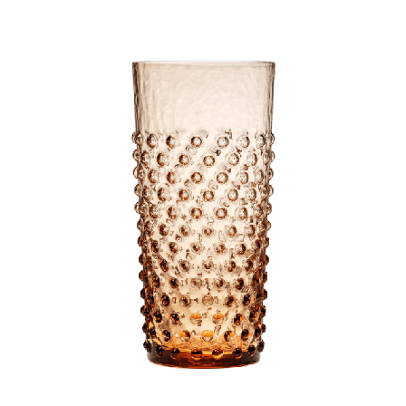 In Flore Cecilia Dricksglas Höga, 2-pack Glas Brun 14cm