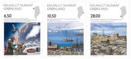 Grønland - Videnskab IV - Postfrisk sæt 3v