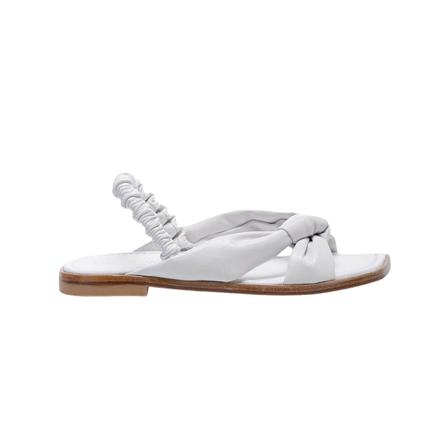 Stuart Weitzman Sandalen with draped bands , Wit , Dames , Maat: 37 EU